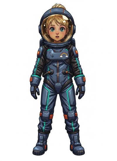 My Girl's Space Adventure 🌟 - Webtoon Anime