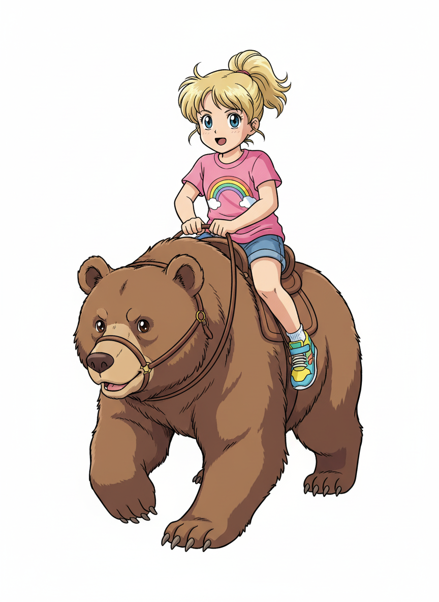 Ashley the Bear Rider - Classic Anime