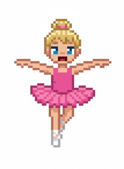 My Girl's Ballet Dream ✨ - Pixel Art