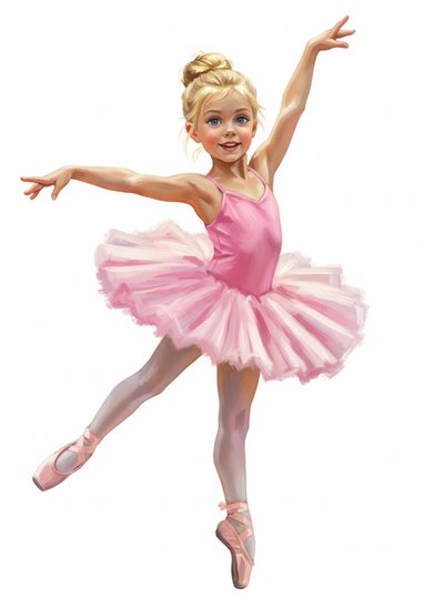 My Girl's Ballet Dream ✨ - Impressionist Painting