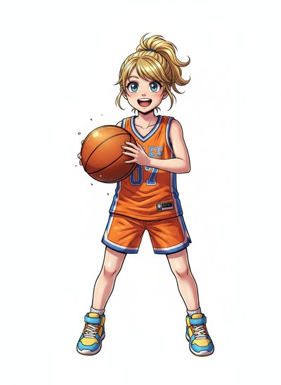 Ashley the Basketball Star 🌟 - Webtoon Anime