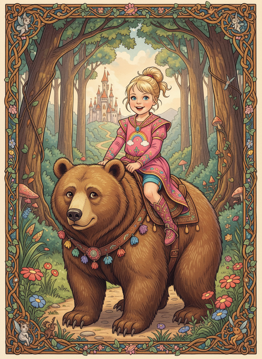 Ashley the Bear Rider - Fairy Tale Classic
