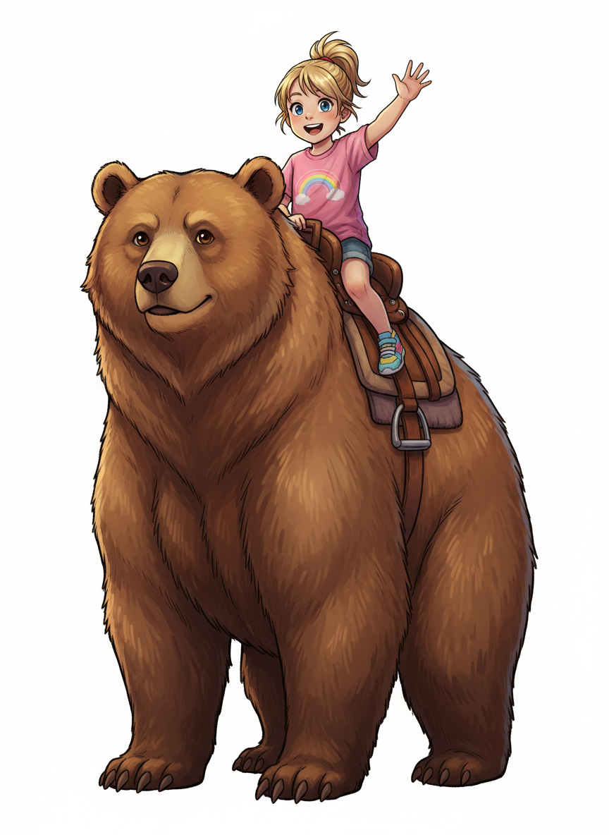 Ashley the Bear Rider - Webtoon Anime