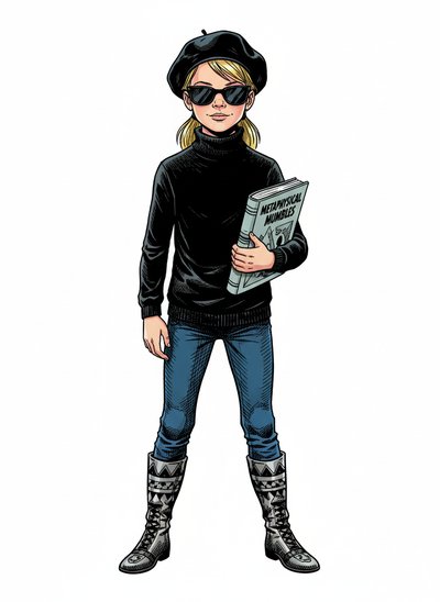 Ashley’s Beatnik Adventure 🎨 - Comic Book