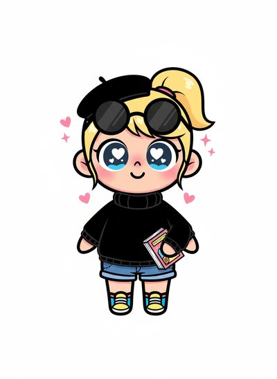 Ashley’s Beatnik Adventure 🎨 - Kawaii Cute