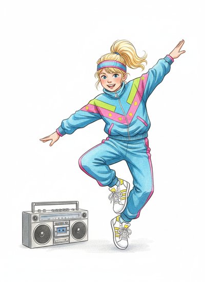 Ashley's Boombox Moves 🎶 - Gentle Pencil