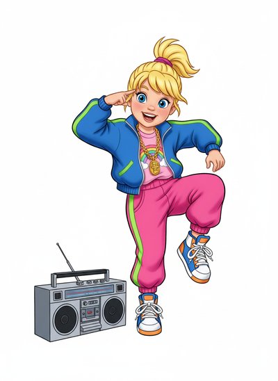 Ashley's Boombox Moves 🎶 - Golden Age Animation