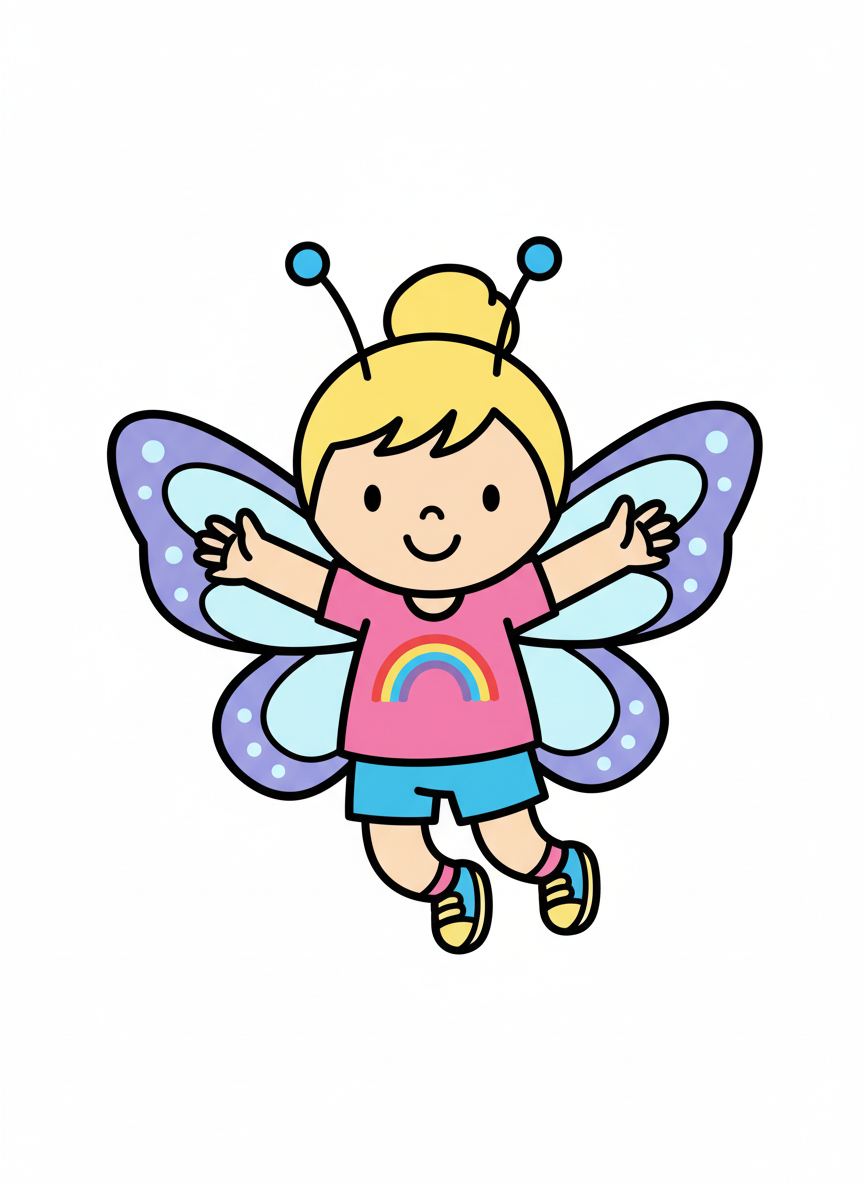 Flutterby Ashley - Preschool Simple