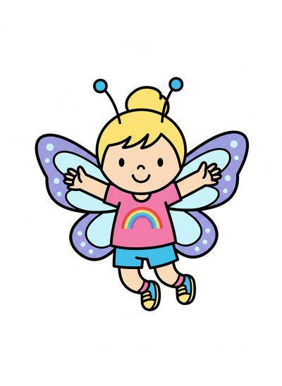 Ashley’s Butterfly Adventure 🦋 - Preschool Simple