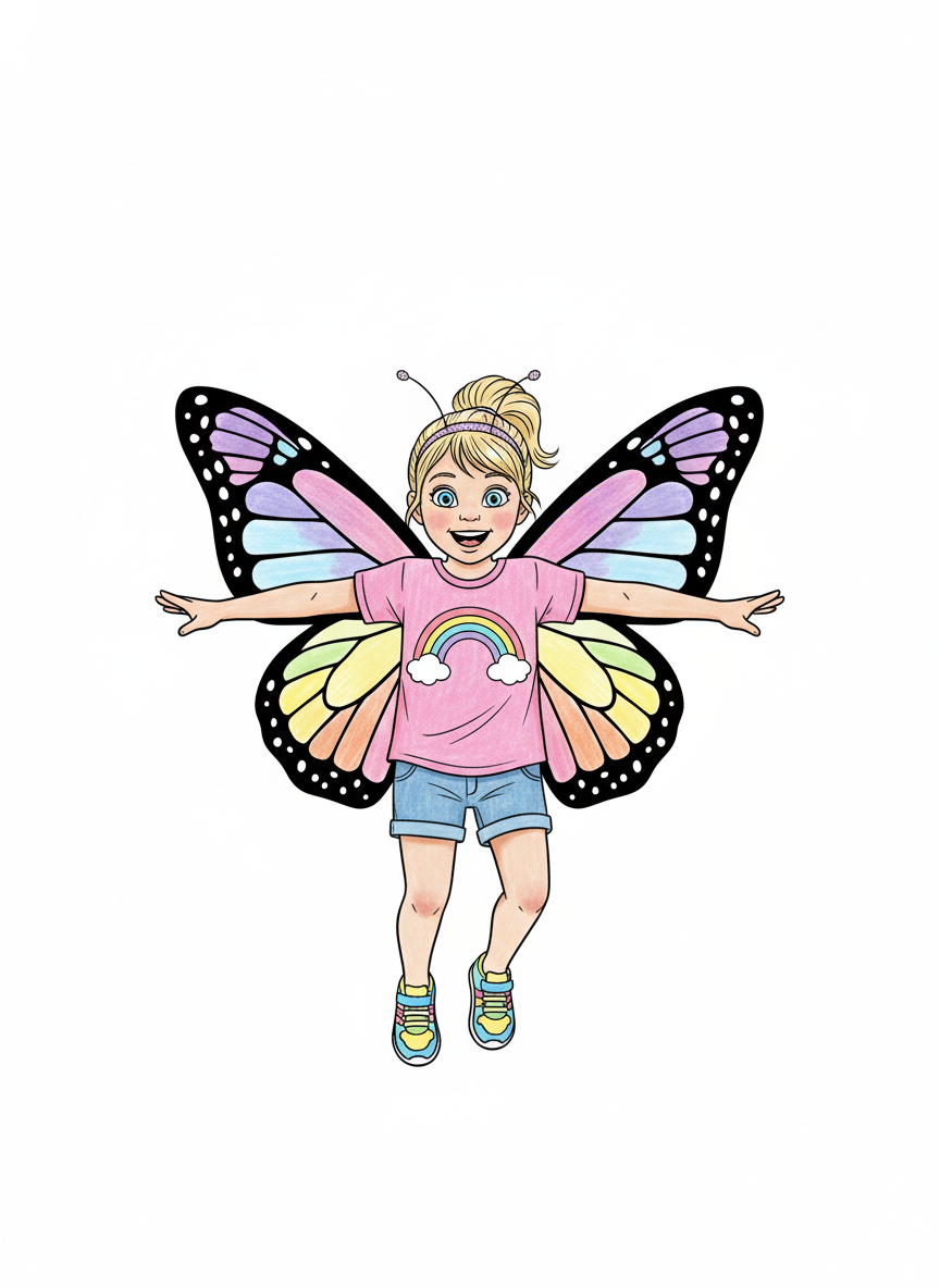 Flutterby Ashley - Classic Coloring Book