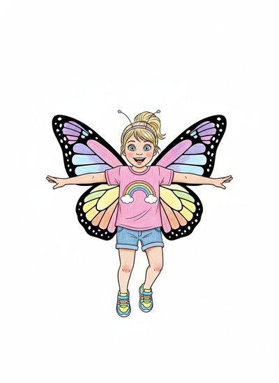 Ashley’s Butterfly Adventure 🦋 - Classic Coloring Book