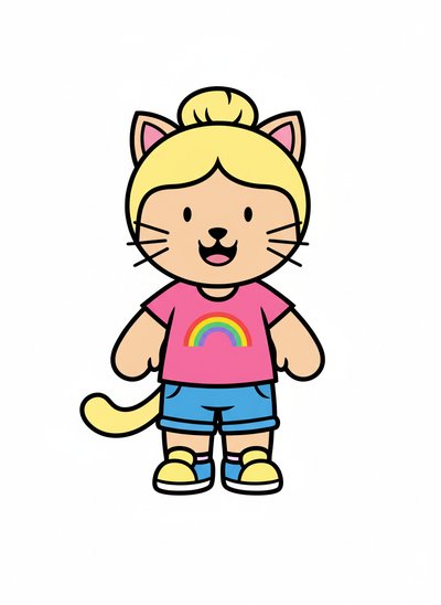 Ashley's Meow-tastic Adventure 🐾 - Preschool Simple