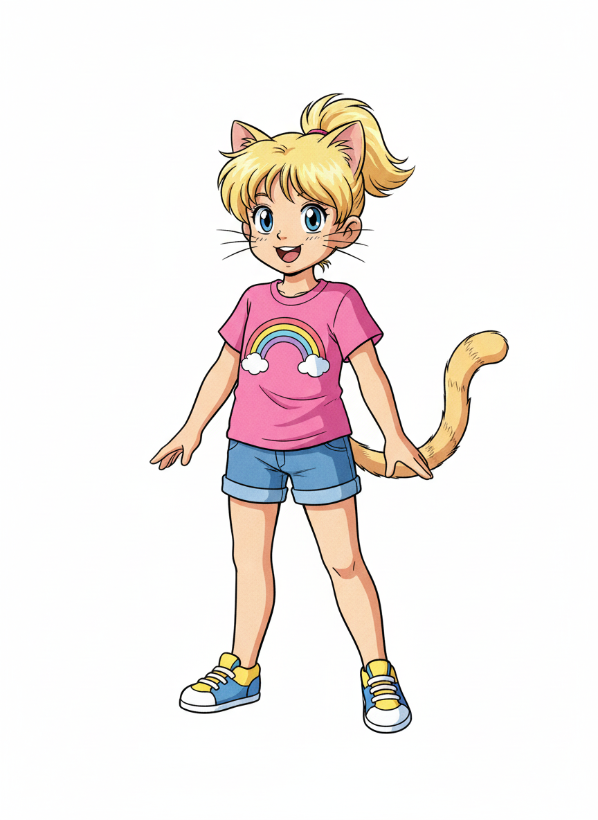 Cat-tastic Ashley - Classic Anime