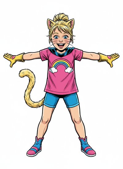 Ashley's Meow-tastic Adventure 🐾 - Comic Book