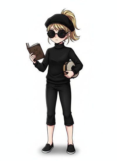 Ashley’s Beatnik Adventure 🎨 - Webtoon Anime