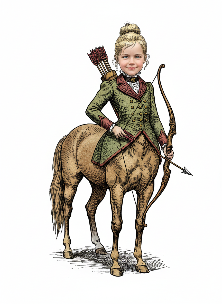 Centaur Ashley - Victorian Illustration