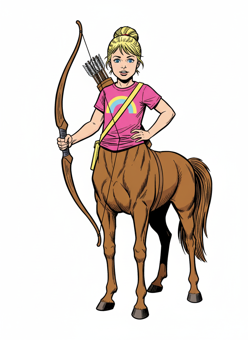 Centaur Ashley - Comic Book