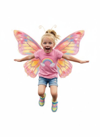 Ashley’s Butterfly Adventure 🦋 - Impressionist Painting