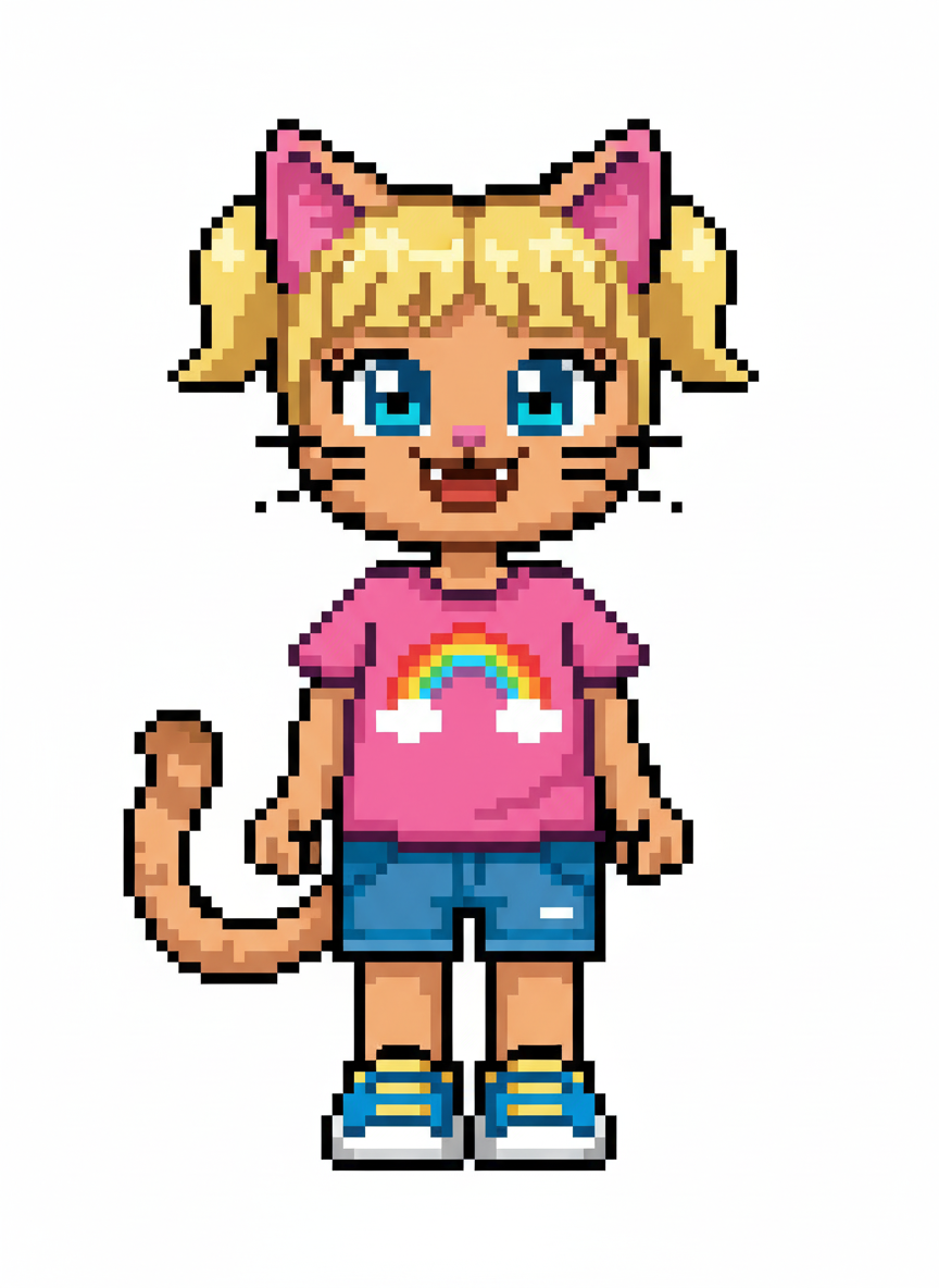 Cat-tastic Ashley - Pixel Art