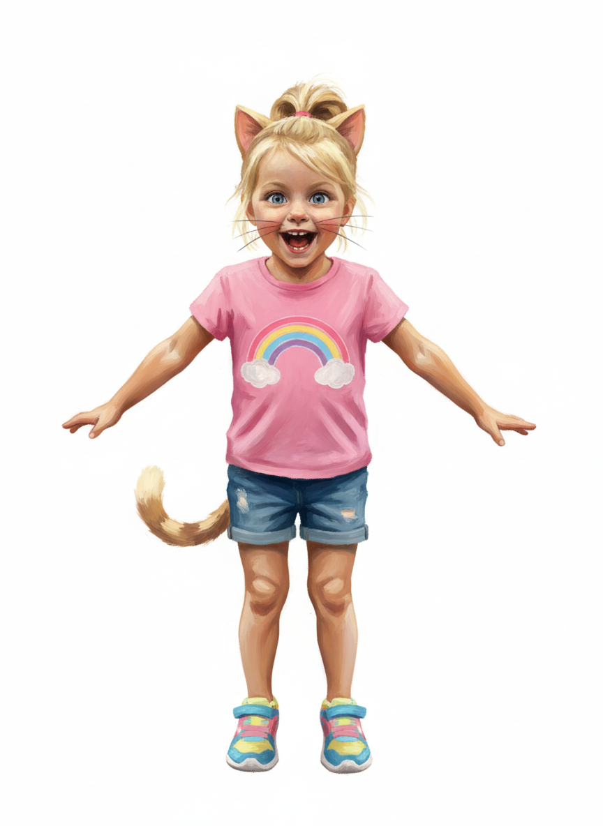 Cat-tastic Ashley - Impressionist Painting