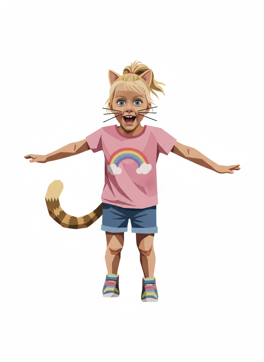 Cat-tastic Ashley - Cubist Painting