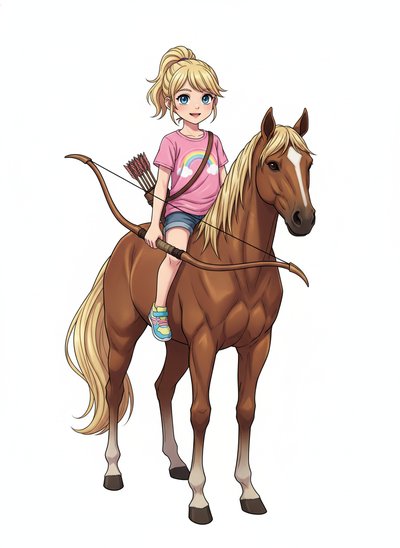 Ashley's Magical Centaur Adventure 🐎 - Webtoon Anime