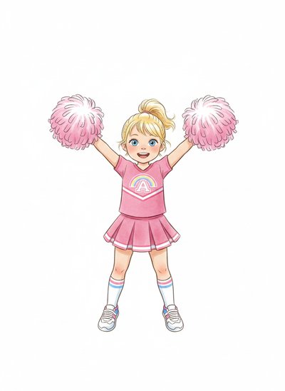 Ashley's Cheerleading Adventure 🎀 - Gentle Pencil