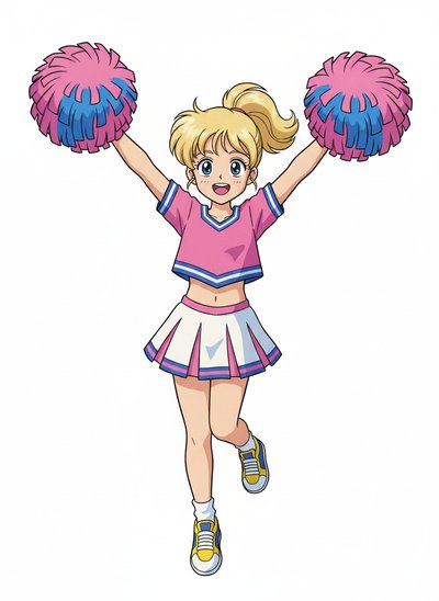 Ashley's Cheerleading Adventure 🎀 - Classic Anime