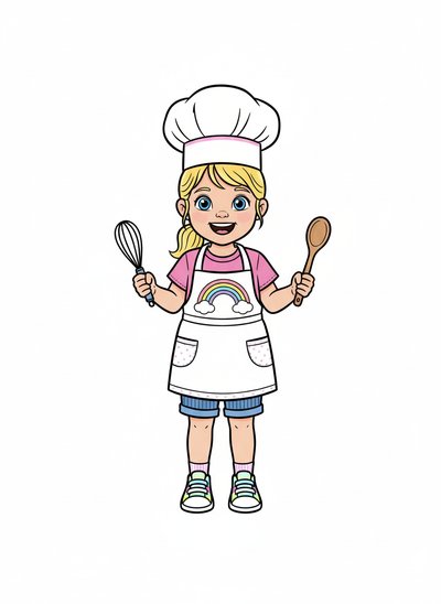 Ashley's Culinary Creations 👩‍🍳 - Classic Coloring Book