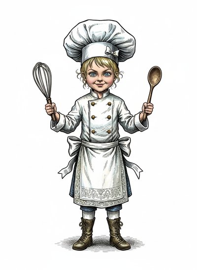 Ashley's Culinary Creations 👩‍🍳 - Victorian Illustration