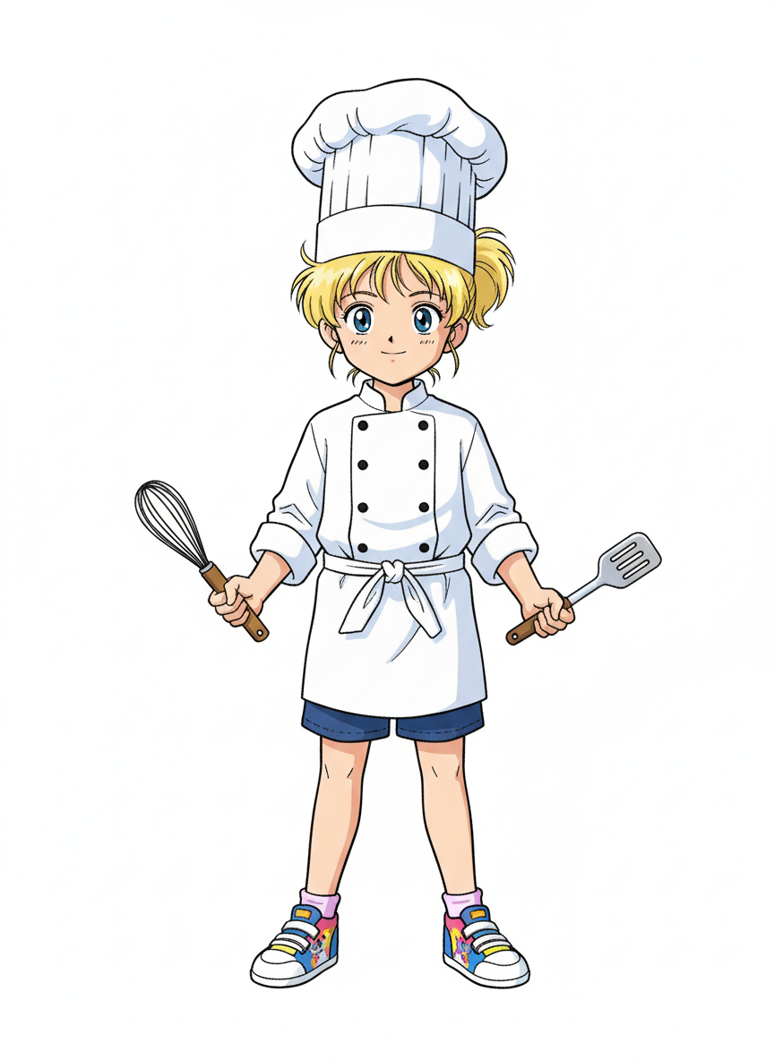 Chef Ashley Whiskers - Classic Anime