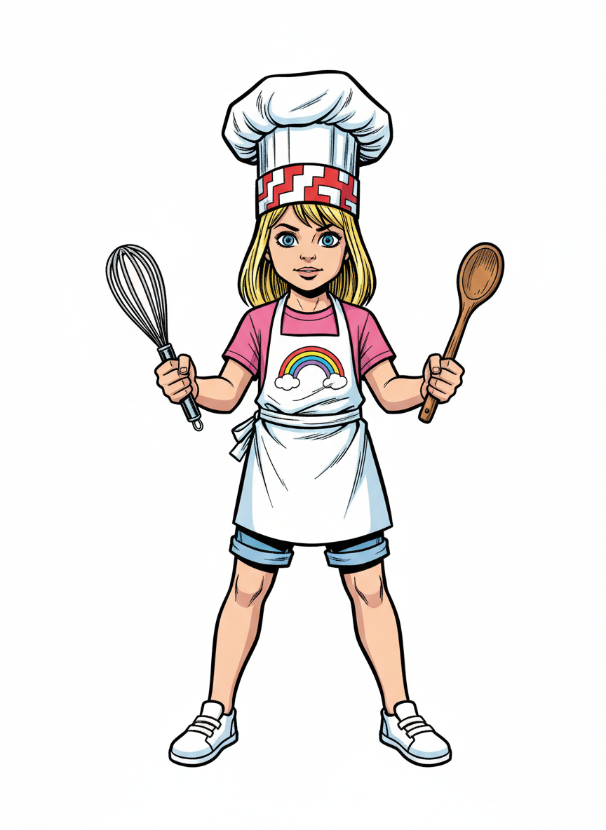 Chef Ashley Whiskers - Comic Book