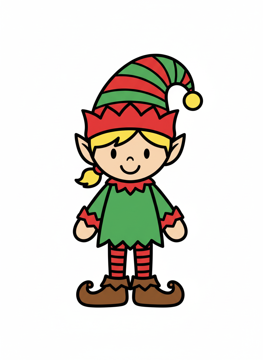 Ashley the Elf - Preschool Simple