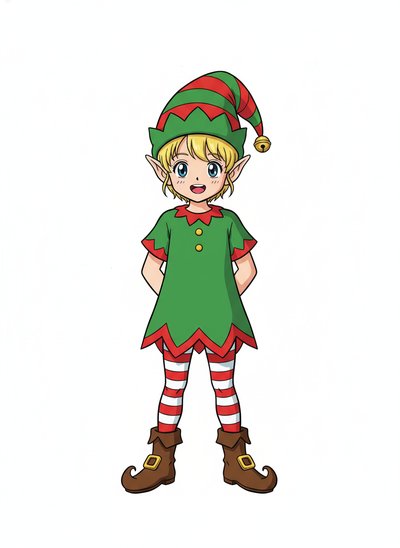 Ashley's Elf Adventures 🎄 - Classic Anime