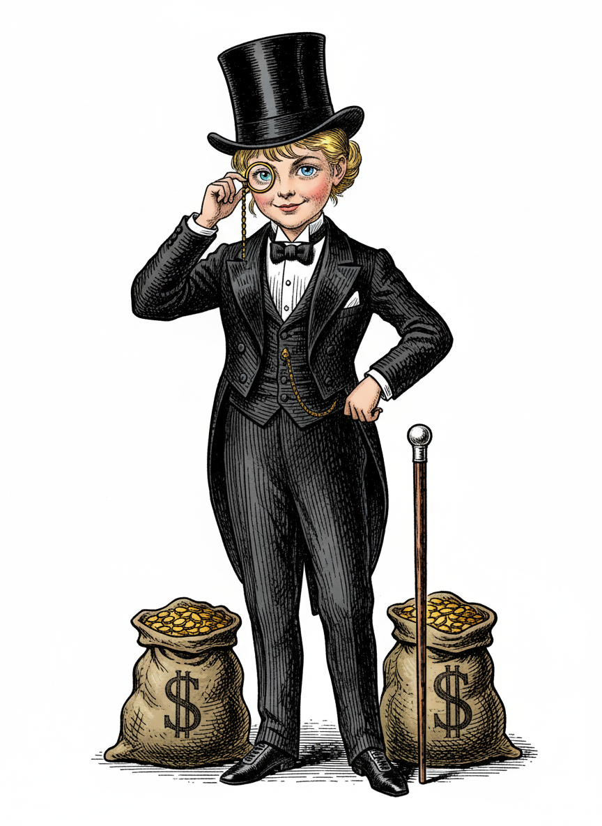 Ashley the Aristocrat - Victorian Illustration