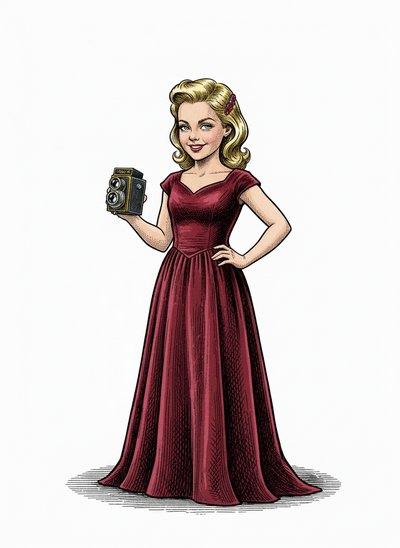 Ashley’s Hollywood Glamour ✨ - Victorian Illustration