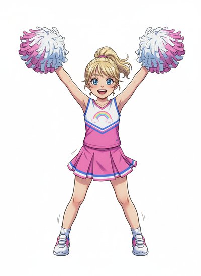 Ashley's Cheerleading Adventure 🎀 - Webtoon Anime