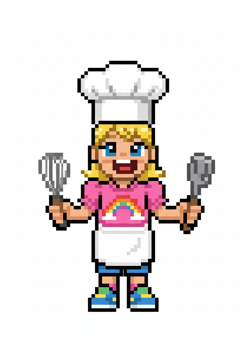 Chef Ashley Whiskers - Pixel Art