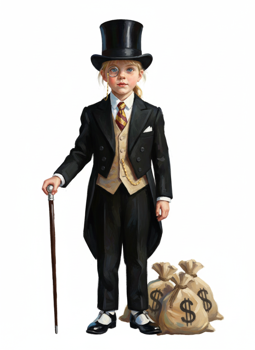 Ashley the Aristocrat - Impressionist Painting