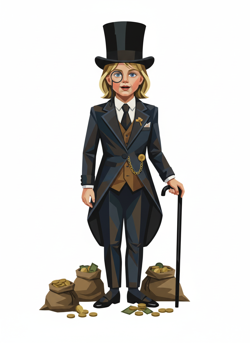 Ashley the Aristocrat - Cubist Painting