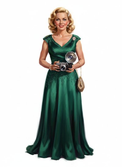 Ashley’s Hollywood Glamour ✨ - Impressionist Painting