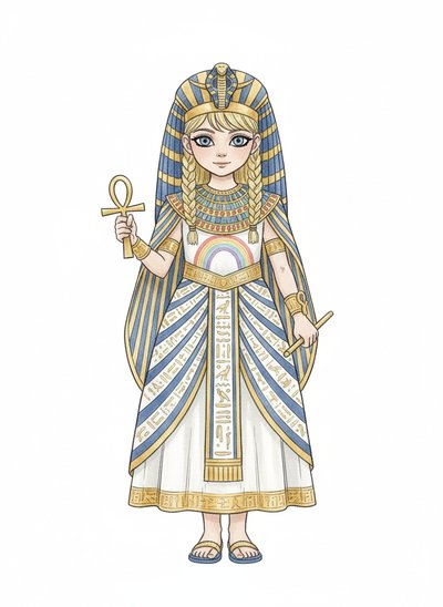 My Girl as a Pharaoh 👑 - Gentle Pencil