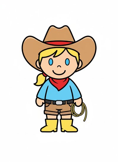 My Little Cowgirl Adventure 🤠 - Preschool Simple