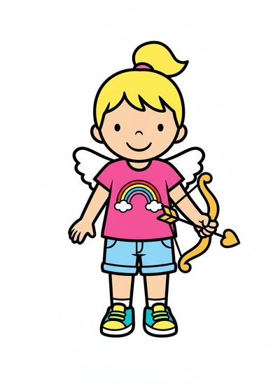 My Girl's Cupid Adventures 💘 - Preschool Simple