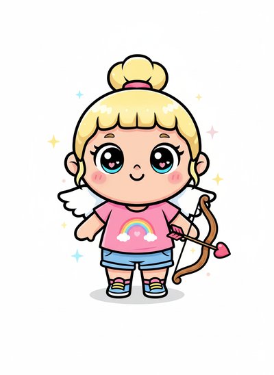 My Girl's Cupid Adventures 💘 - Kawaii Cute