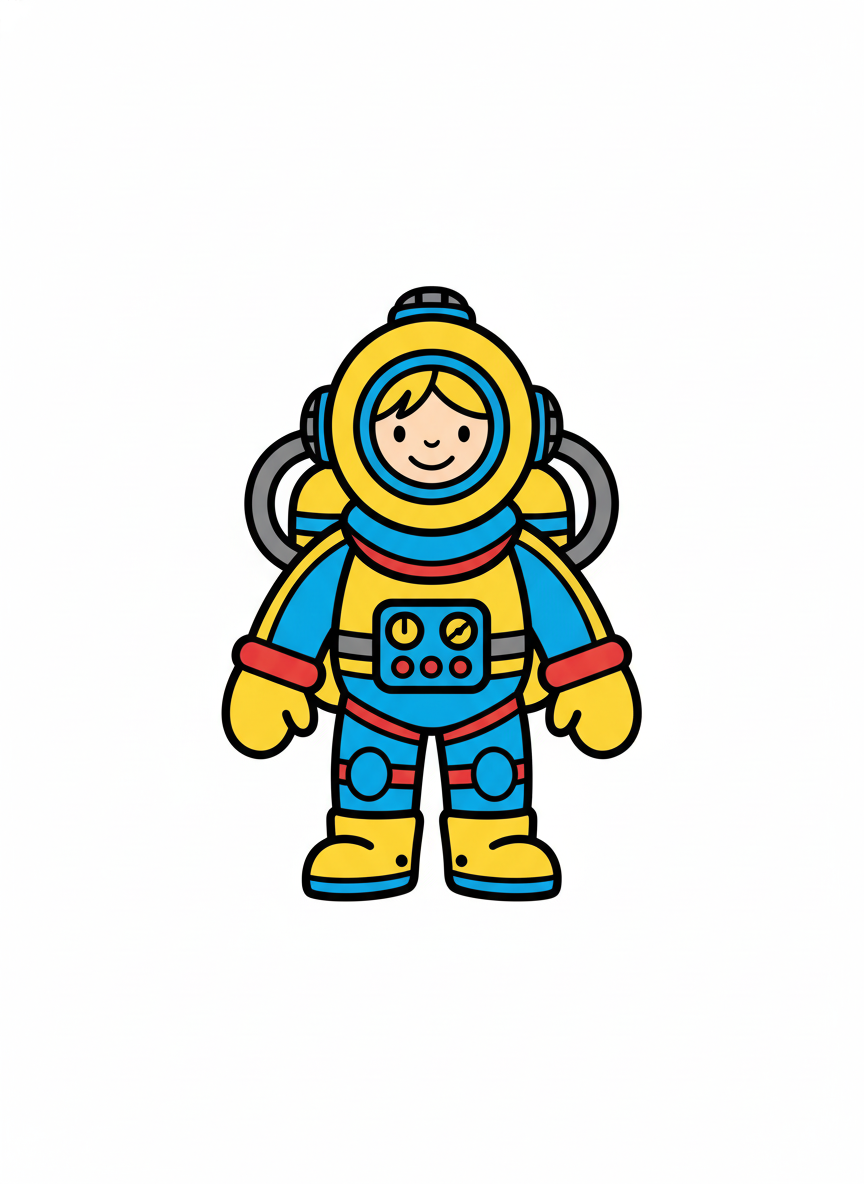 Diver Ashley - Preschool Simple