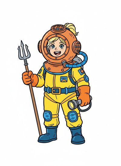 Ashley's Underwater Adventures 🌊 - Classic Coloring Book