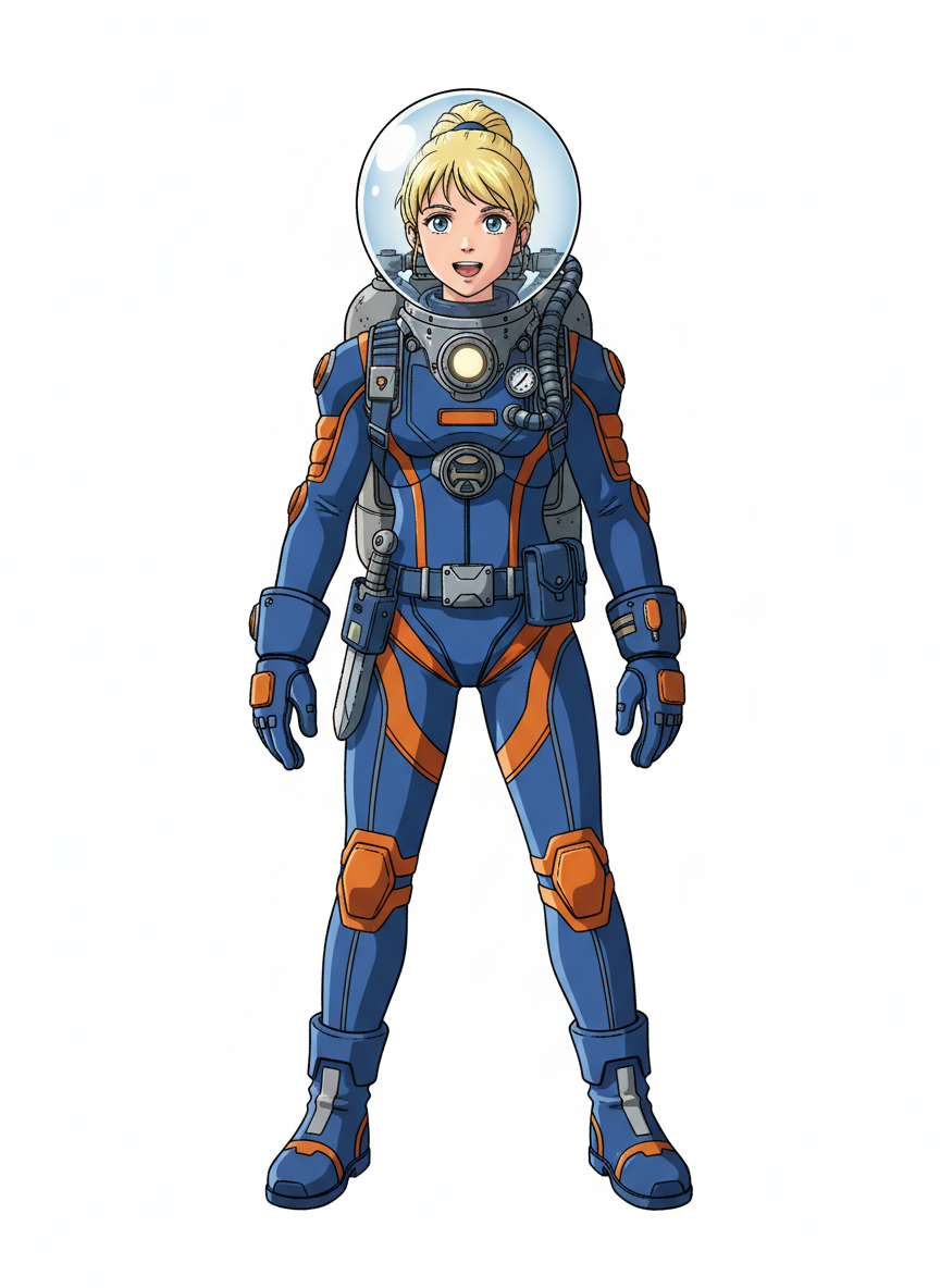 Diver Ashley - Classic Anime