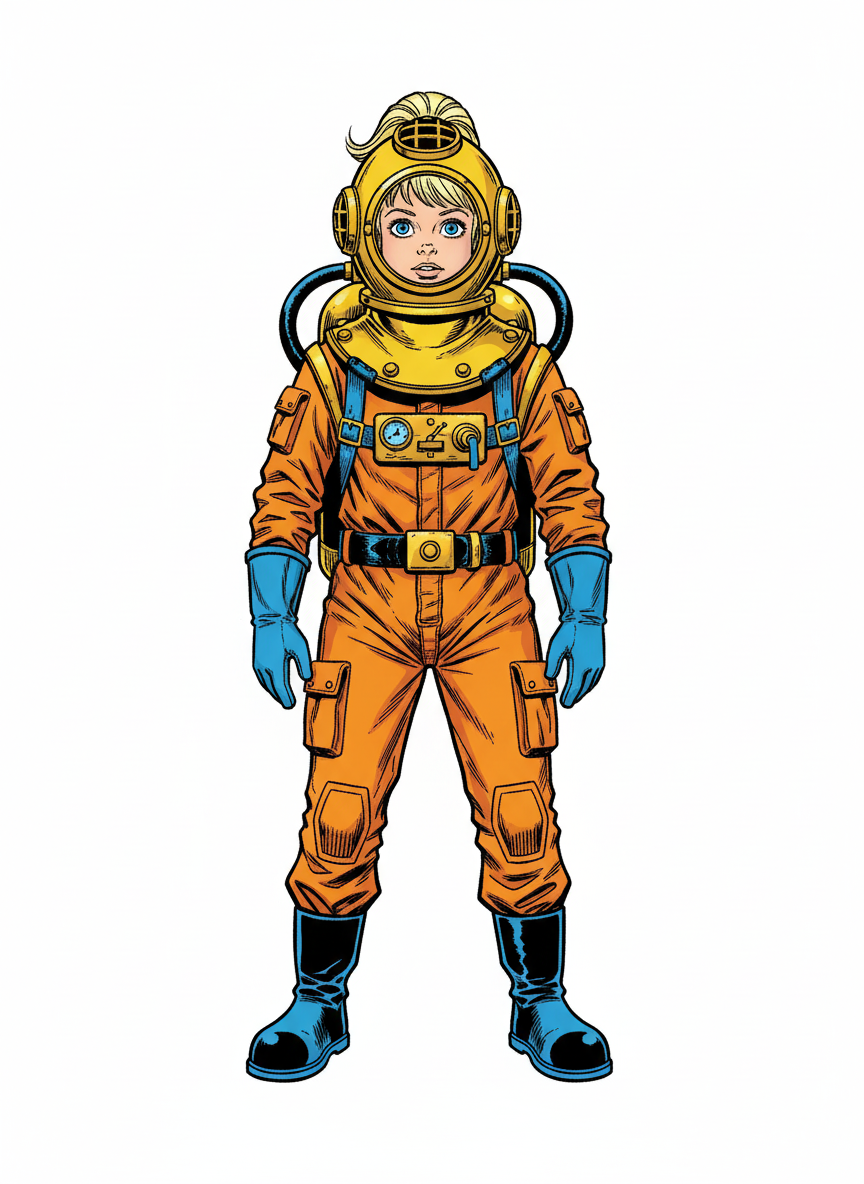 Diver Ashley - Comic Book