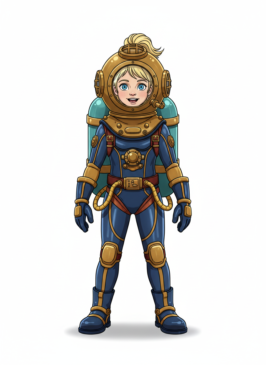 Diver Ashley - Minimalist